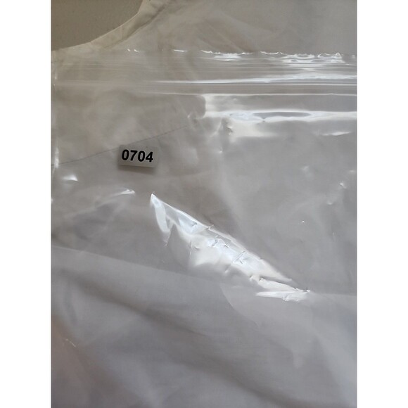 Derek Lam Tank Top Womens 10 White Crosby Top Half Button Front V Split Hem - Picture 9 of 11